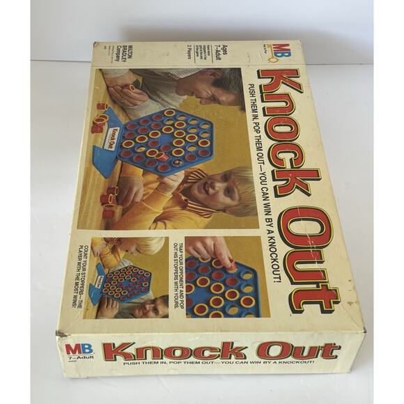 Vintage 1975 MB Knock Out Game Complete – Hex Board, Pegs, Instructions - Picture 16 of 16